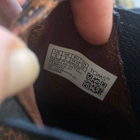 TOMS Kelsey Suede Ankle Bootie Wedge, Dark Ember Leopard Print, Size 5 - Picture 11 of 12